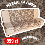 Wersalka FINKA - materiał kwiaty , 4 kolory OD RĘKI