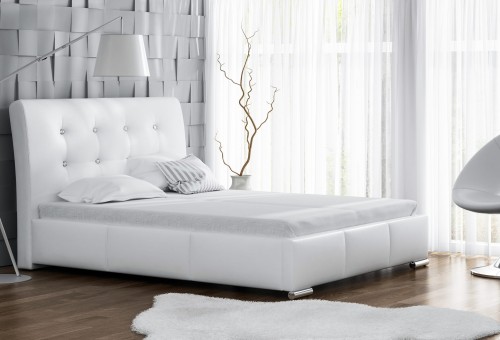 Łoże sypialniane VERONA 180 cm - kompletne z materacem 7 strefowym