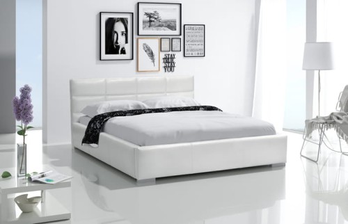 Łoże sypialniane LOFT 160 cm - kompletne z materacem 7 strefowym
