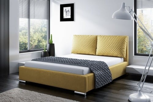 Łoże sypialniane DUBAJ 180 cm - kompletne z materacem kieszeniowym 7 stref